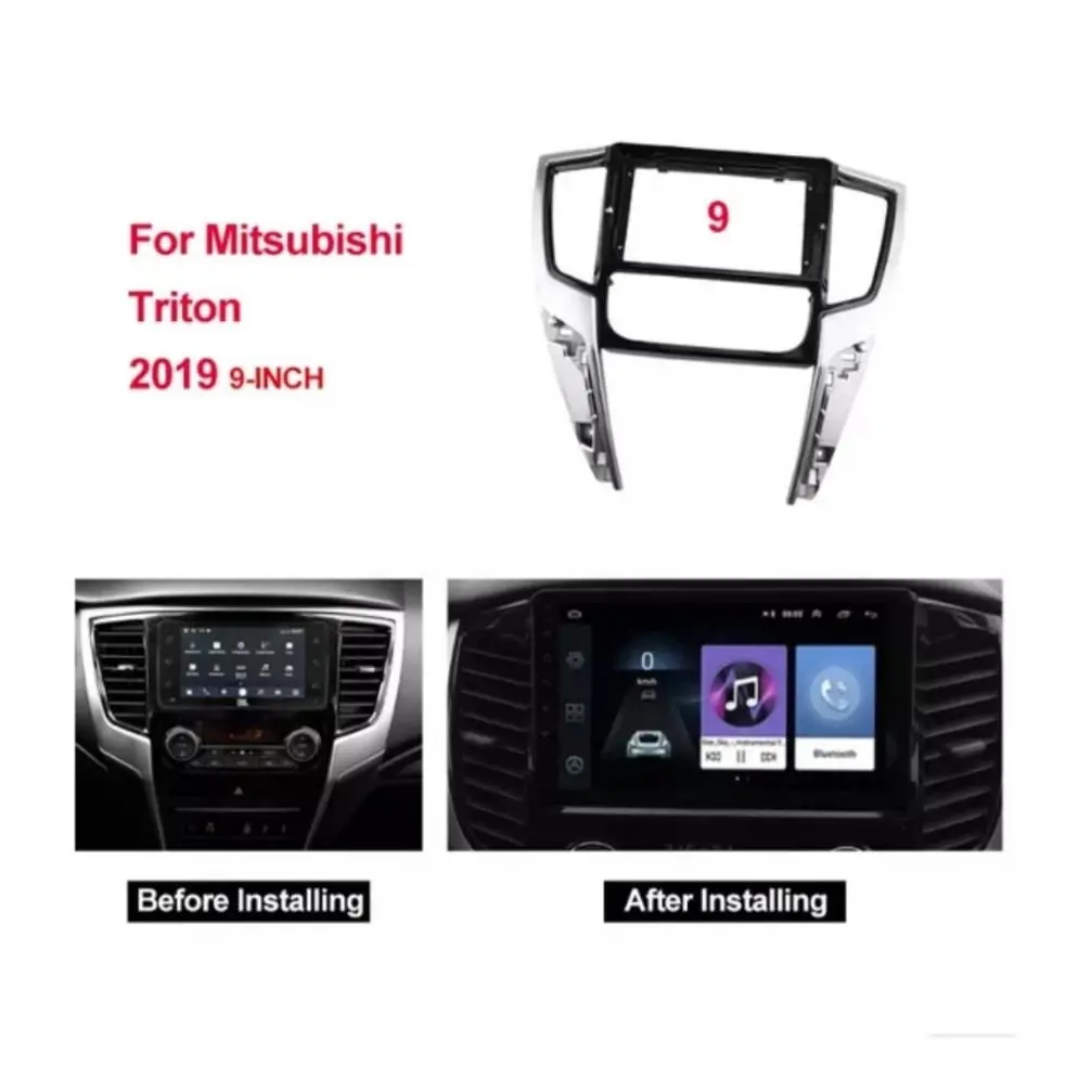 frame panel 2019 up mitsubishi triton 9 inchi android