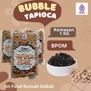 Tapioca Pearl 1 Kg - Distributor Jakarta Bubble Mutiara Tapioca