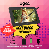 Gambar UGEE Pen Display U1200 Drawing Pen Tablet dari ugee indonesia Kota Administrasi Jakarta Barat 1 Tokopedia