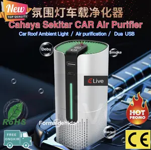 CAR Air Purifier Office/ Rumah Langit Berbintang Elive HEPA filter