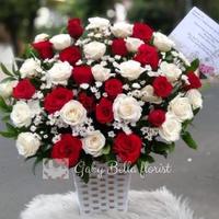 Gambar Bunga Meja vas rangkaian bunga mawar pink bunga ultah pot bunga fresh meja dari Gaby Bella Florist Kota Administrasi Jakarta Selatan 1 Tokopedia