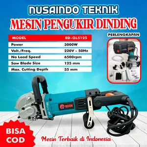 Wall Chaser Mesin Bobok Ukir Potong Lubang Tembok Dinding EDON  BOBOK