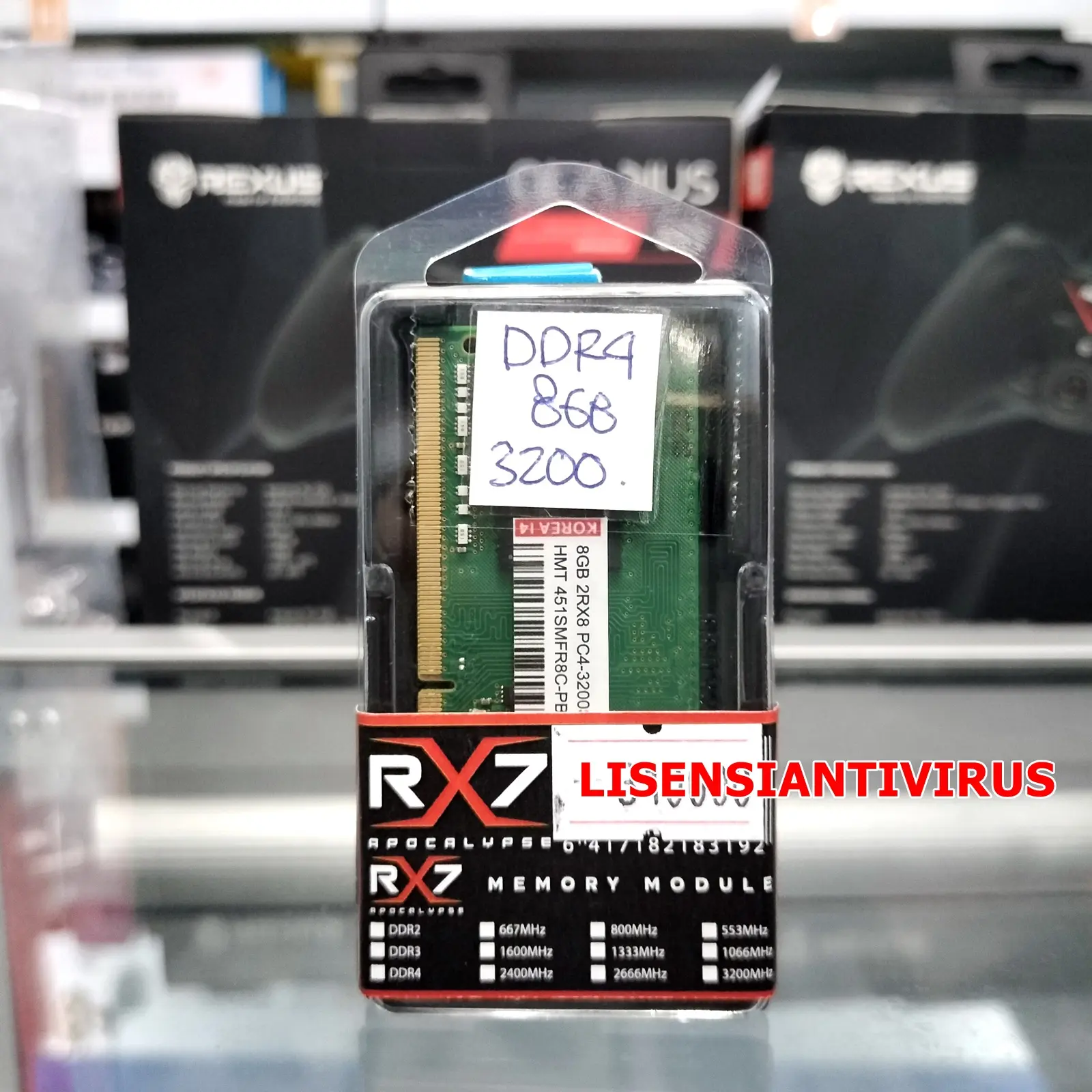 SODIMM Laptop RAM LAPTOP RAM RX7 DDR4 8GB 3200 MHz PC 25600 RAM LAPTOP