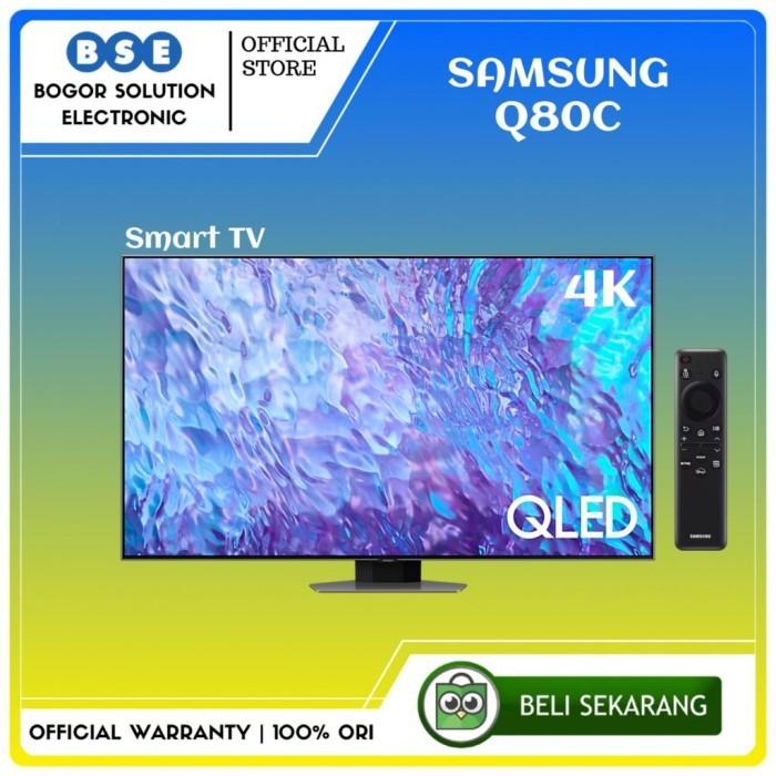 Gambar TV QLED 55 INCH SAMSUNG 55Q80C QA55Q80C QLED 4K SMART PENGGANTI 55Q80B dari Bogor Solution Electronic Kota Bogor Tokopedia