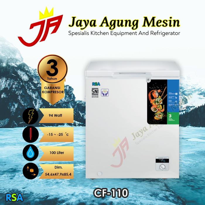 RSA Chest Freezer CF 110 / CF110 / CF-110 100 Liter - Shop | Tokopedia