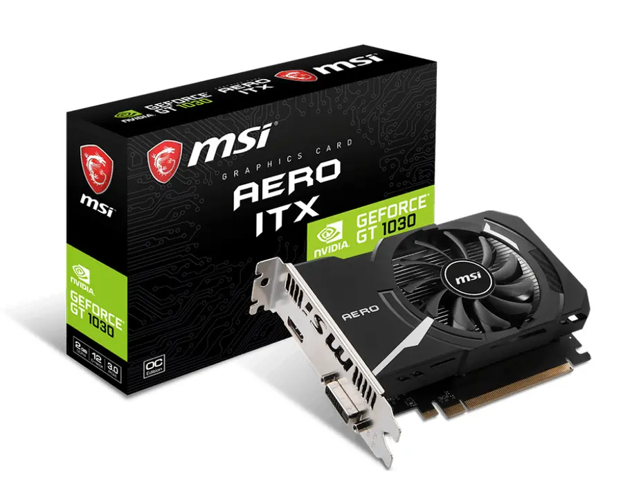 VGA CARD MSI GT 1030 AERO ITX 2GD4 OC