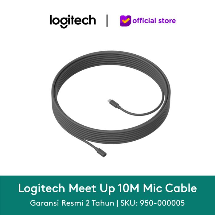 Gambar Logitech MeetUp 10M Mic Cable - Garansi Resmi Logitech 2 Tahun dari Logitech B2B Store Kota Administrasi Jakarta Pusat Tokopedia