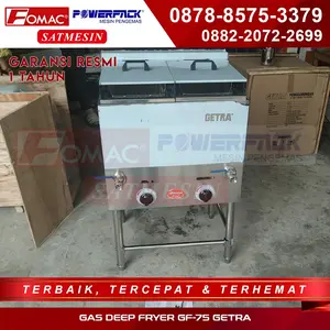 Gas Deep Fryer GF-75 Getra /Alat Penggorengan Gas GF 75