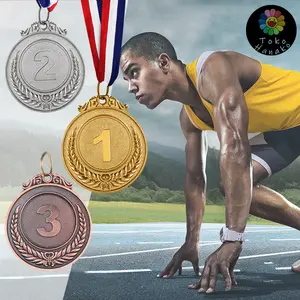 Medali Logam (Gold, Silver, Perunggu）Ready Stok  Barang