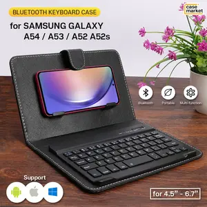 PELINDUNG / COVER for Case + Keyboard Bluetooth for Samsung A54 A53 A52 A52s 5G Casing