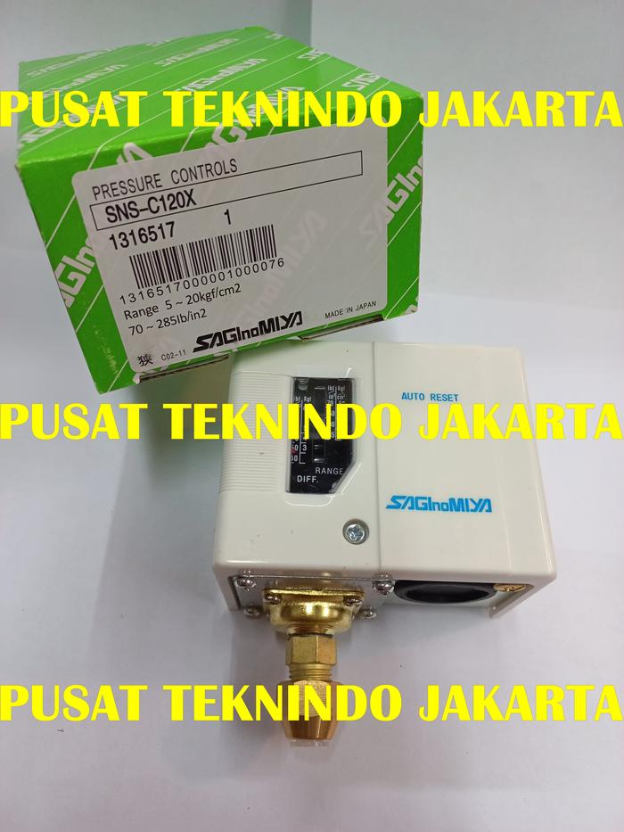 Gambar PRESSURE SWITCH / CONTROL SAGINOMIYA SNS-C120X 20KG / 20BAR KOMPRESSOR dari Pusat Teknindo Jakarta Kota Administrasi Jakarta Barat Tokopedia
