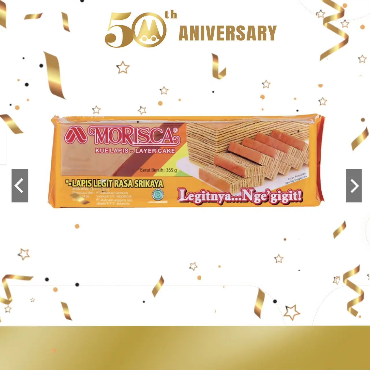 Morisca Kue Lapis Srikaya 365gr