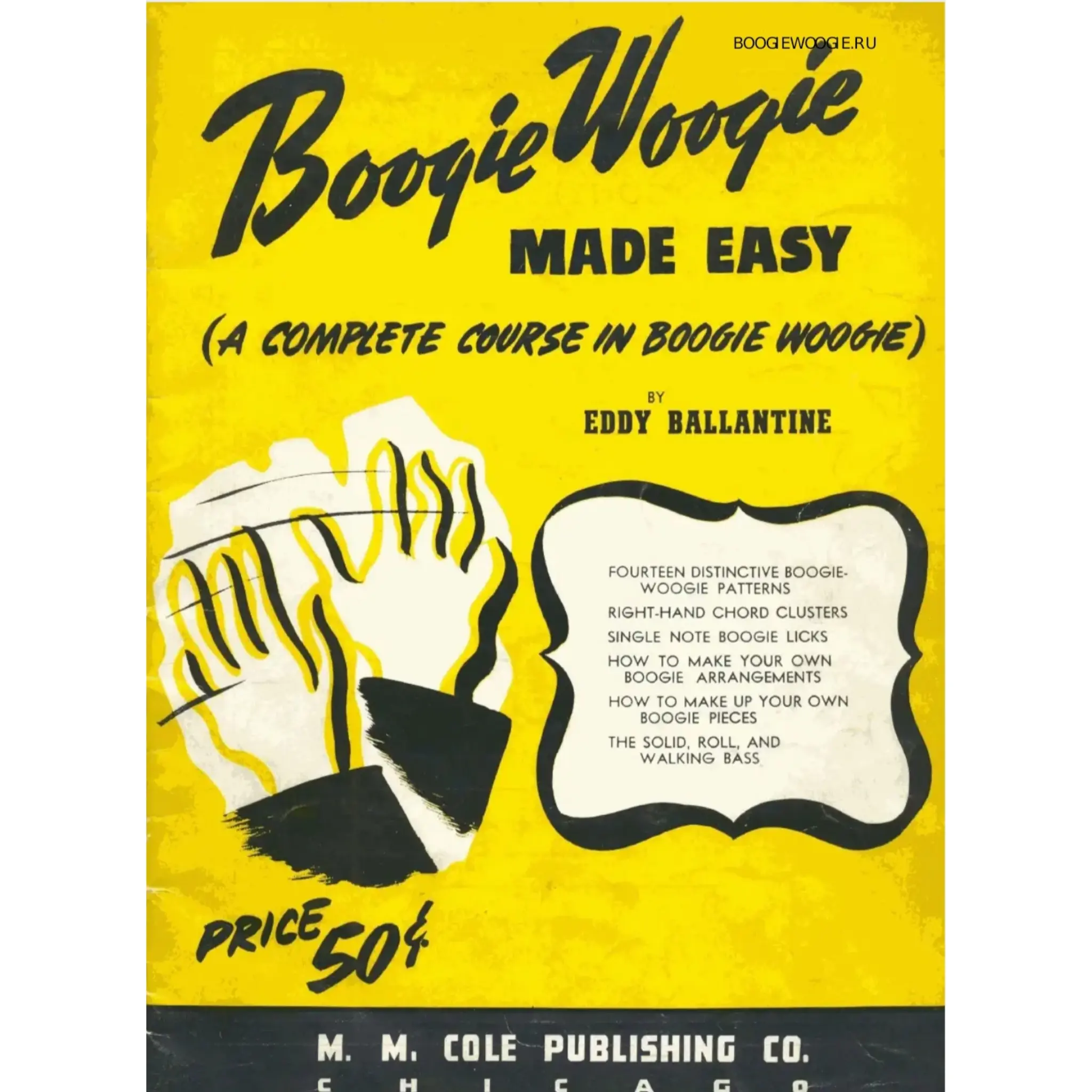 Buku Piano Boogie Wogie made easy  eddy ballantine