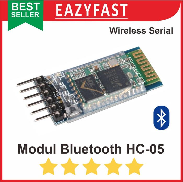 Jual Modul Bluetooth BT HC-05 HC05 HC 05 Arduino Wireless Serial TTL ...