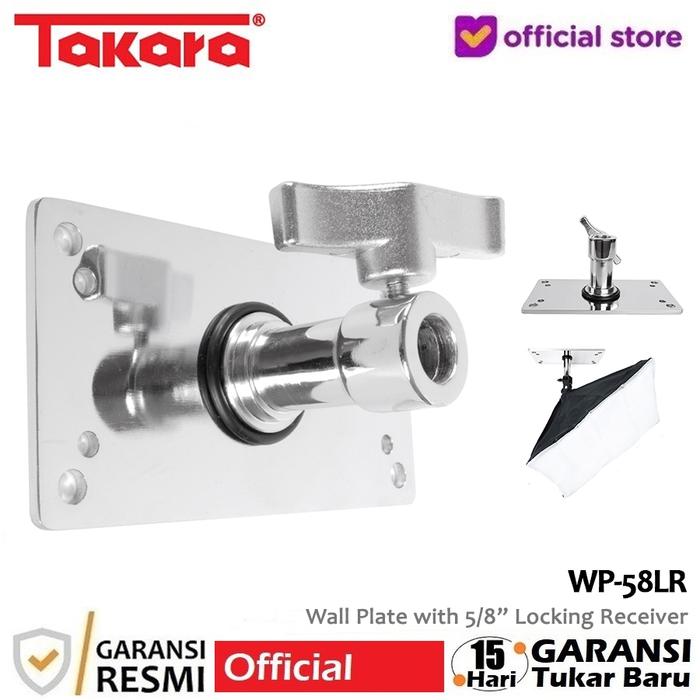 Gambar Takara WP-58LR Wall Plate with 5/8" Locking Receiver dari Takara Indonesia Kota Tangerang Tokopedia