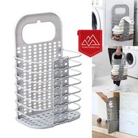 Gambar FOLDABLE LAUNDRY ORGANIZER KERANJANG LIPAT GANTUNG PENYIMPANAN PAKAIAN - Putih dari Toso Mart Kota Administrasi Jakarta Pusat 5 Tokopedia