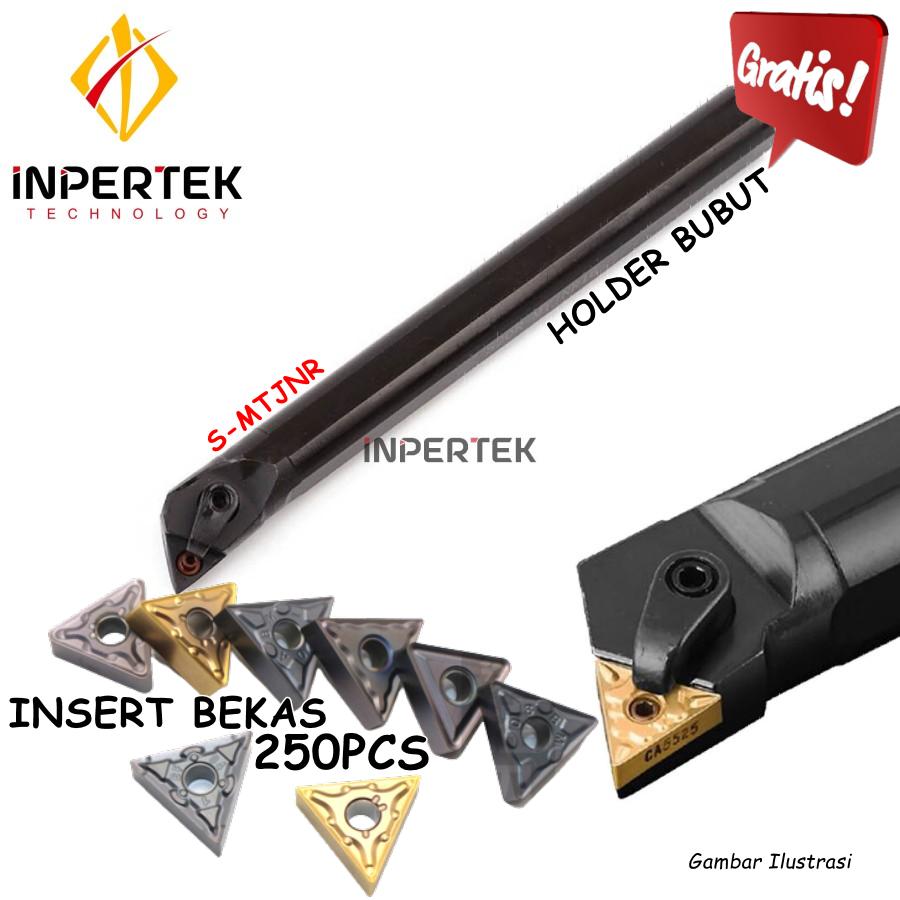 Insert TNMG 1604 Carbide Pahat Bubut TNMG 16 04 Mata Betel Cermet TNMG16 Mulus Gratis Holder Free MTJNR — foto asli 1