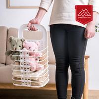 Gambar FOLDABLE LAUNDRY ORGANIZER KERANJANG LIPAT GANTUNG PENYIMPANAN PAKAIAN - Putih dari Toso Mart Kota Administrasi Jakarta Pusat 4 Tokopedia