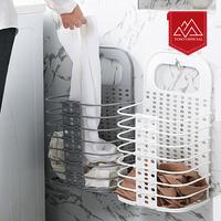 Gambar FOLDABLE LAUNDRY ORGANIZER KERANJANG LIPAT GANTUNG PENYIMPANAN PAKAIAN - Putih dari Toso Mart Kota Administrasi Jakarta Pusat 2 Tokopedia