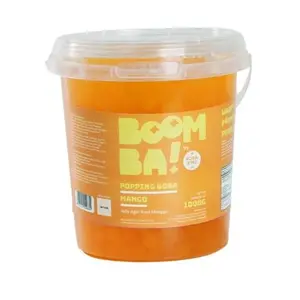 1 kg BOOMBA Mango Popping Boba by Bobaking