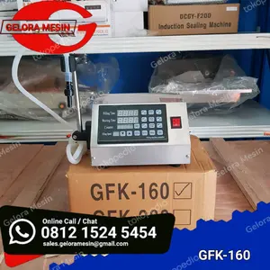 Mesin Isi Cairan Otomatis 1 Nozzle - Mesin Filling Liquid GFK-160