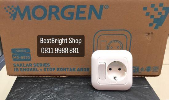 Gambar Morgen Saklar MG-8853 Engkel + Stop Kontak Arde dari BestBright Store Kota Administrasi Jakarta Pusat Tokopedia