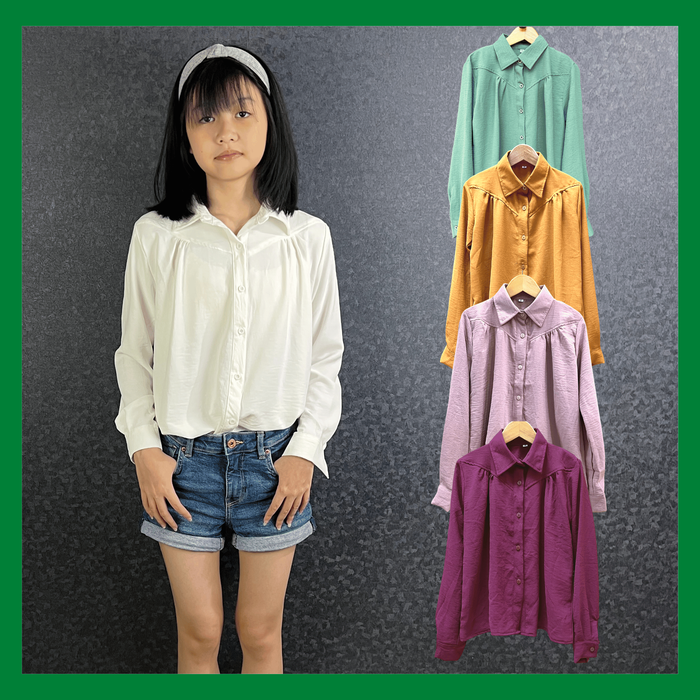 Gambar Blouse/Blus Tunik Fashion Anak Perempuan Lengan Panjang 8-16 Tahun dari Kimchan Shop Kota Administrasi Jakarta Utara Tokopedia