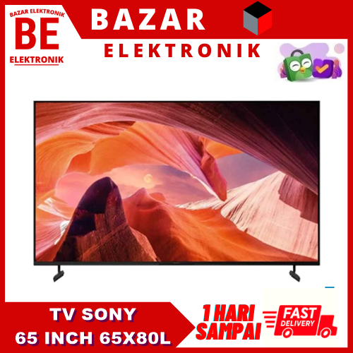 Gambar TV SONY BRAVIA 65X80L / X80L 4K Ultra HD HDR Smart Google TV 65 Inch dari BANGUN ELEKTRONIK Kota Administrasi Jakarta Barat Tokopedia