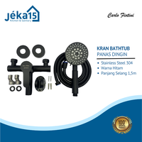Gambar Kran Bathtub//Kran Mixer//Kran Shower Panas Dingin//Tkj 304-35A Hitam dari JEKA15 Kitchen & Sanitary Kota Bandung 1 Tokopedia