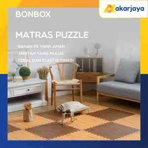BONBOX BMP20 Matras Puzzle Printed Motif Kayu Karpet Playmat Floor Mat