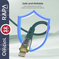 Gambar RAPAtech DC7072 - LINE CRYSTAL I - USB-A to Lightning Data Cable 2.4A - Tosca dari RAPAtech Jakarta Kota Administrasi Jakarta Barat 5 Tokopedia