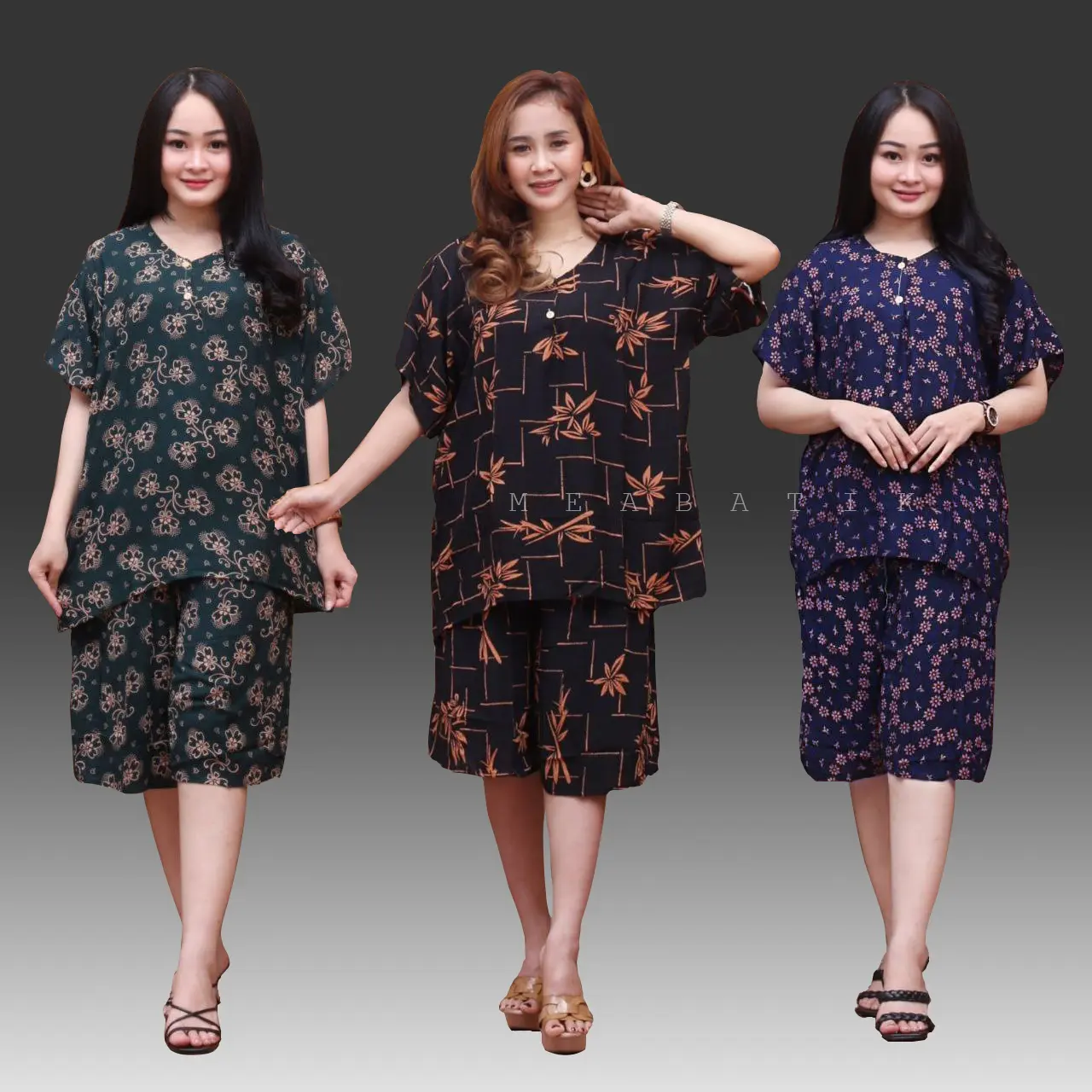 setelan kulot jumbo/daster jumbo/baju tidur/baju santai/batik