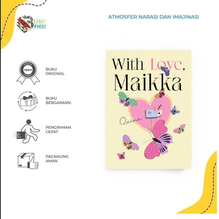 Gambar Pre Order - Buku Novel - With Love Maikka - By Quin - Bumi Fiksi dari Bumifiksimedan001 Kota Medan Tokopedia