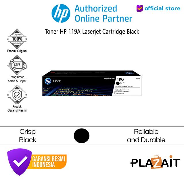 Gambar Toner HP 119A Black LaserJet Cartridge W2090A Original & Baru dari Plaza IT Store Kota Medan Tokopedia