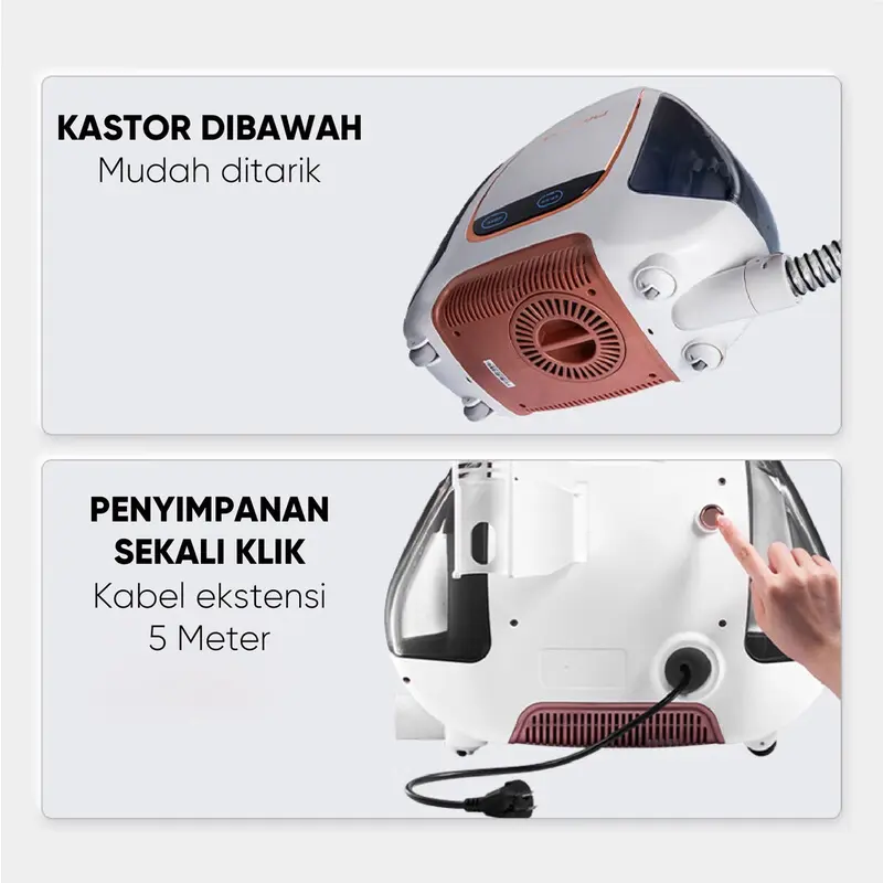 UWANT B100 Suction Vacuum Cleaner Mesin Pembersih Kain Multifungsi 5