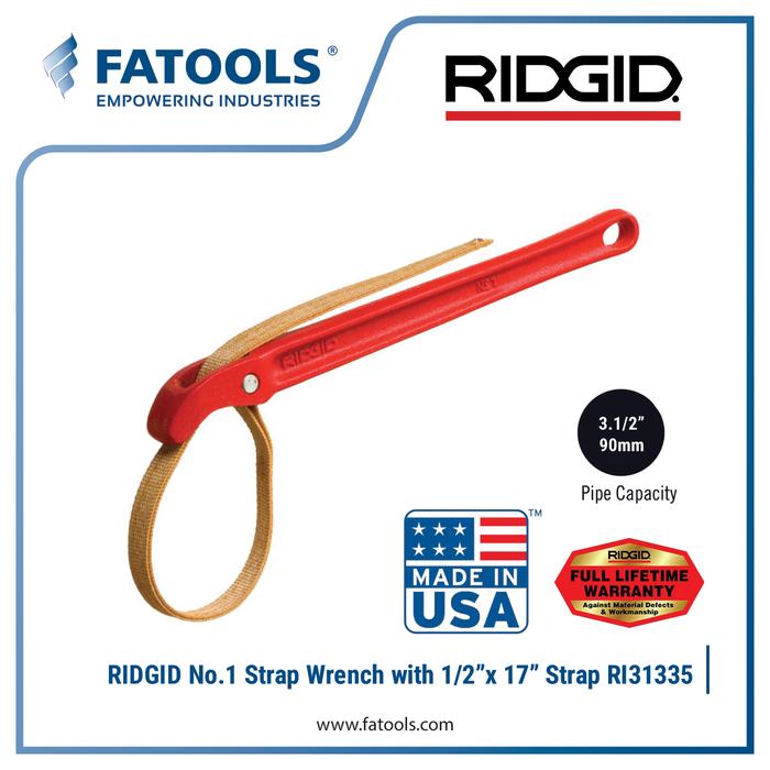Jual RIDGID 31335 No. 1 Strap Wrench 1/2