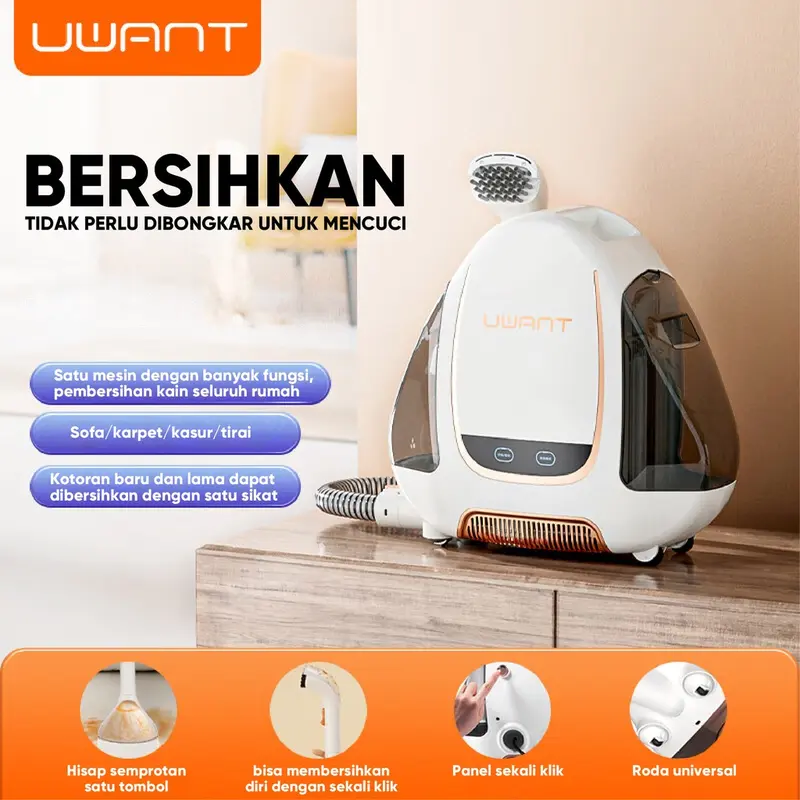UWANT B100 Suction Vacuum Cleaner Mesin Pembersih Kain Multifungsi 2