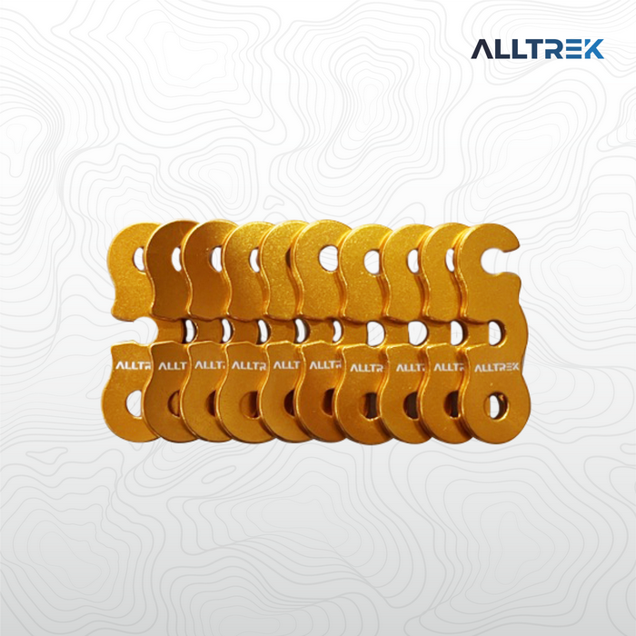 Gambar ALLTREK Buckle Tali Tenda Three Eye Pengerat Wind Rope Flysheet - Gold dari ALLTREK OUTDOOR GEAR Kota Administrasi Jakarta Barat 5 Tokopedia