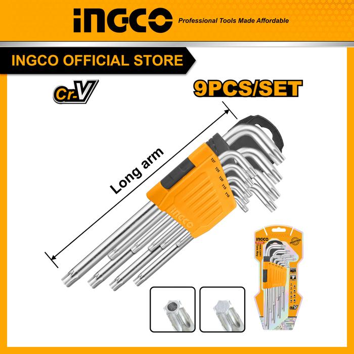 Gambar KUNCI L SEDANG SET BINTANG INGCO HHK13091 dari INGCO INDONESIA Kota Administrasi Jakarta Pusat Tokopedia