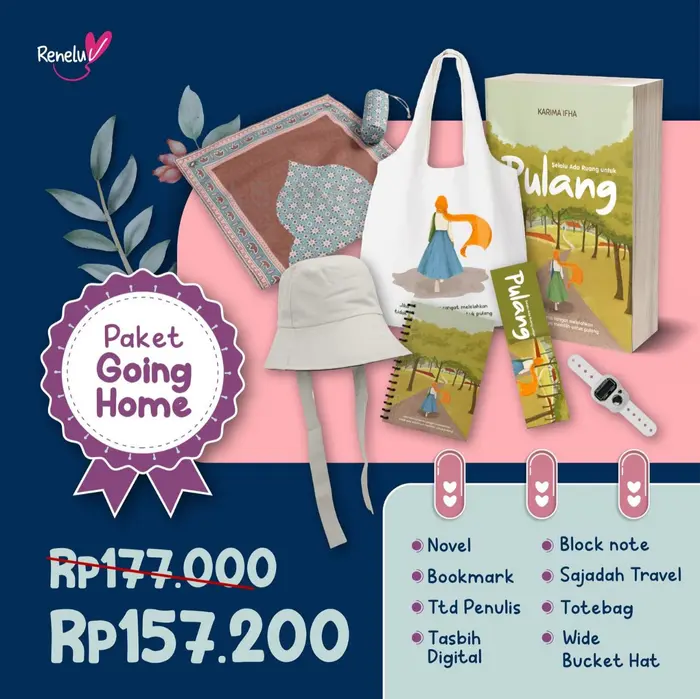 Gambar PRE ORDER - SELALU ADA RUANG UNTUK PULANG - KARIMA IFHA - RENELUV - BU - PO SOON dari bumifiksipadang Kota Padang 5 Tokopedia