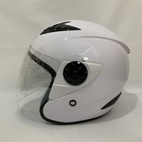 Gambar Helm Vision 2 Polos Putih Glossy Solid Helm Dewasa SNI - Kaca Silver dari frando helm Kota Administrasi Jakarta Utara 1 Tokopedia