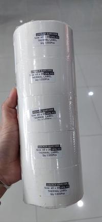 Gambar Label Barcode Thermal 40 x 30 mm 40x30mm Stiker Thermal dari ATI OFFICIAL STORE Kota Surabaya 3 Tokopedia