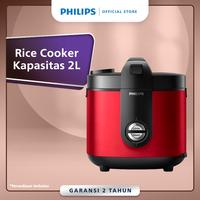 Gambar Philips Rice Cooker 2L - Premium Plus Red HD3138/32 dari Philips Home Appliances Kab. Bekasi 1 Tokopedia