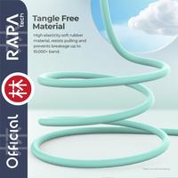 Gambar RAPAtech DC7072 - LINE CRYSTAL I - USB-A to Lightning Data Cable 2.4A - Tosca dari RAPAtech Jakarta Kota Administrasi Jakarta Barat 3 Tokopedia