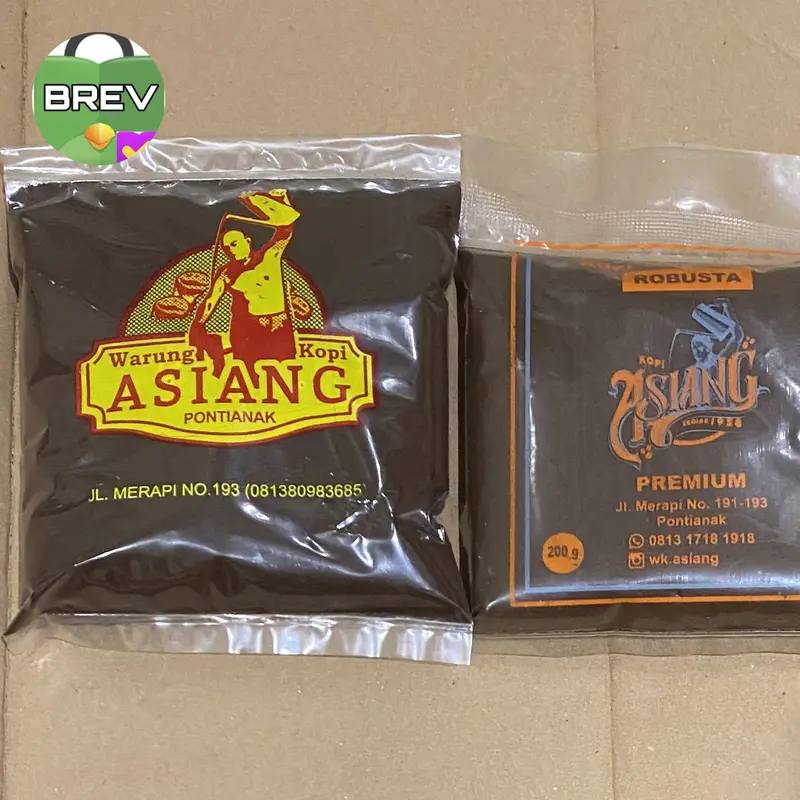 KOPI BUBUK ASIANG PONTIANAK ORIGINAL 250gr 1/4 kg 0