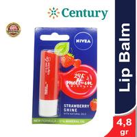 Gambar NIVEA LIP CARE STRAWBERRY SHINE 4.8G / PERAWATAN BIBIR dari Century Healthcare Express Kota Administrasi Jakarta Pusat 1 Tokopedia