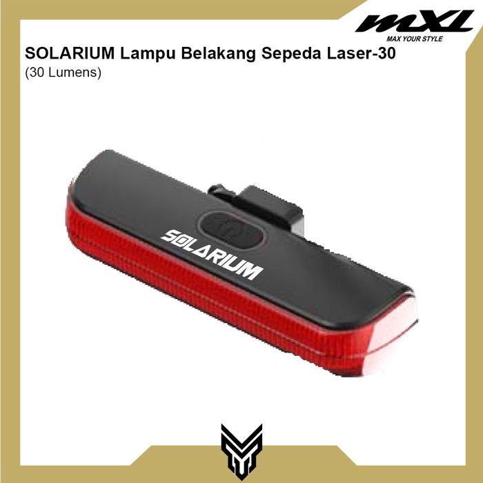 Gambar MXL Solarium Lampu Belakang Sepeda Laser-30 Rear Bike Lamp 30 Lumens dari MXL Sports Indonesia Kota Administrasi Jakarta Selatan Tokopedia