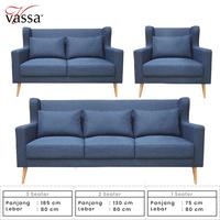Gambar Sofa Monica 2 Dudukan by Vassa Sofa - Sofa 2 seater - 1 SEATER dari Vassa Sofa & Home Kab. Bogor 3 Tokopedia