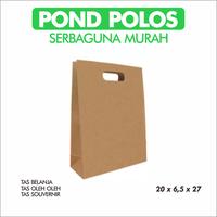 Gambar Tas Pond Amplop Kertas Kraft Ringan Kecil Belanja Hadiah Kado Polos dari Rahmah Tas Kertas dan Kemasan Kab. Sleman 2 Tokopedia