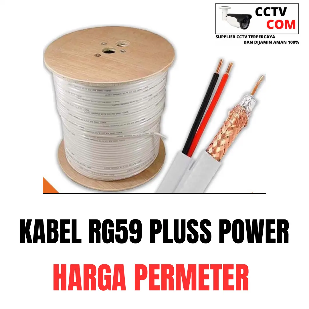 KABEL RG59 PLUS POWER HARGA PER METER